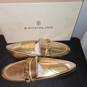 ModeSensBANDOLINO Women'S Laly Slip On Loafers Gold NWB